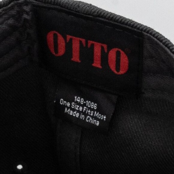 Mitsubishi MU-2 Black Snapback Hat By OTTO With Airplane Embroidery Adjustable F - Picture 6 of 7